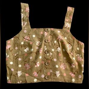 BP Floral Crop Top